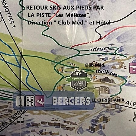 Le Christiania Les Bergers Lägenhet Alpe d'Huez Exteriör bild